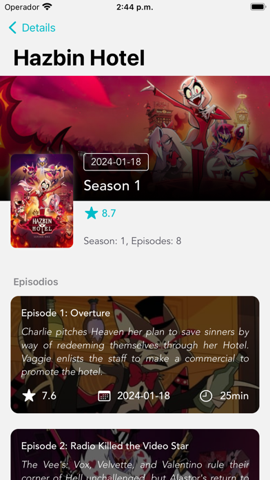 MoSho: Movies & Tv Shows Screenshot