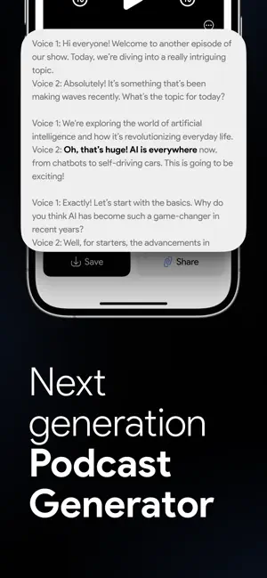 Podcast LM: Note to PDF Plus screenshot 1