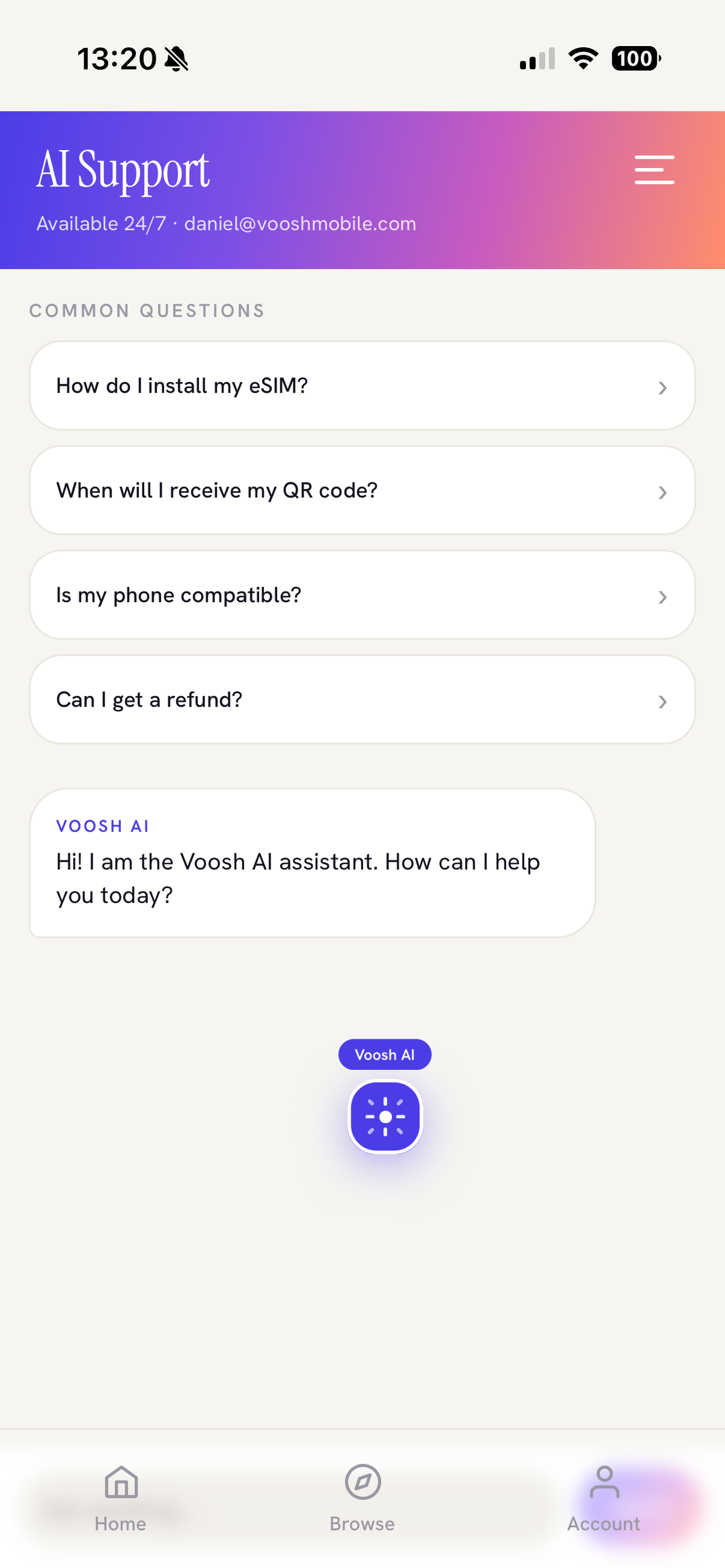 Voosh Mobile screenshot 3