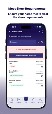 EventPass by EquiTrace iPhone screenshot