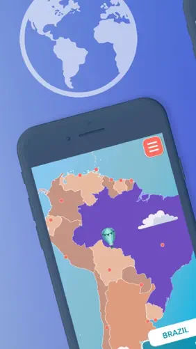 GeoExpert+ World Geography Map screenshot 2