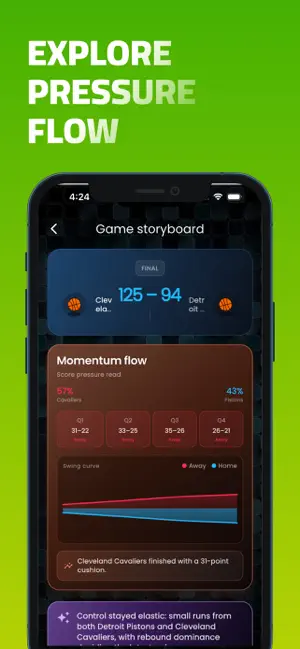 EMZ Sports: Live Match Tracker iPhone screenshot 2