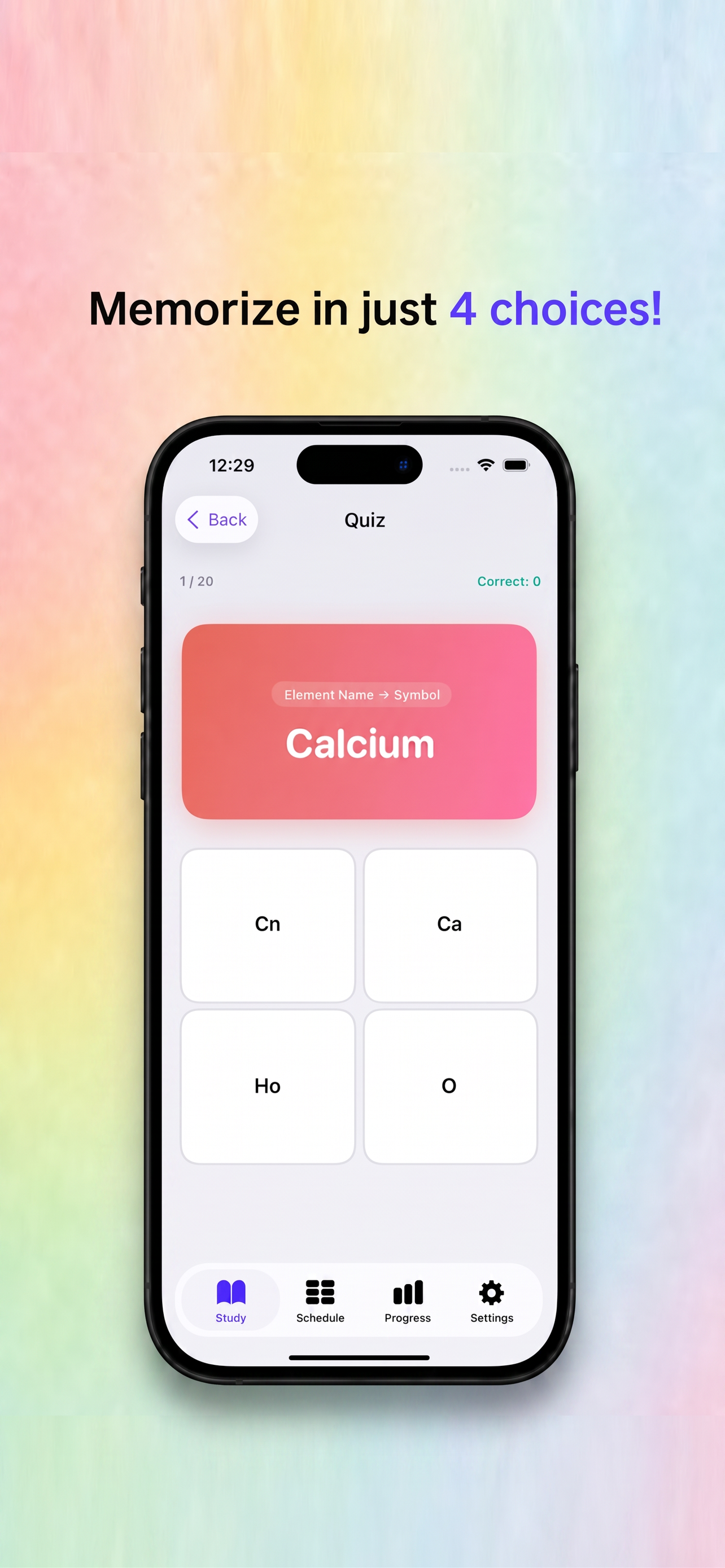 Periodic Table Memorization screenshot 3