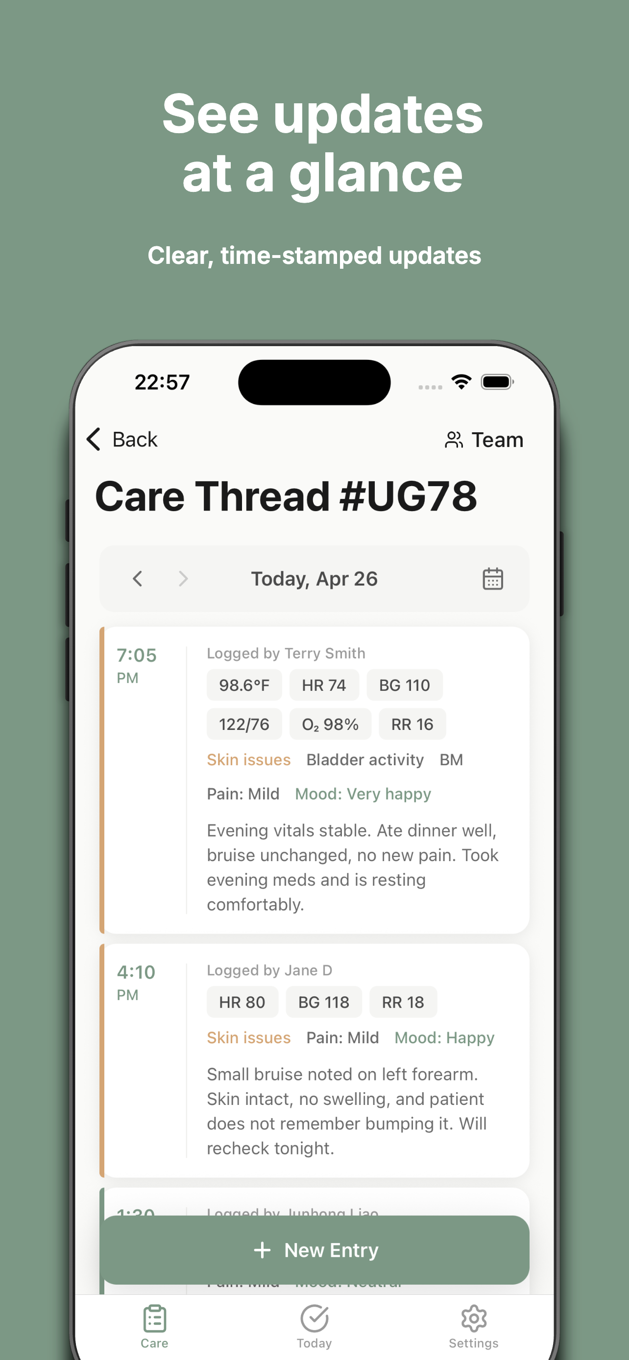 Carethread: Track Care Daily