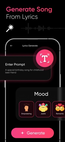AI Song Generator with Music iPhone screenshot