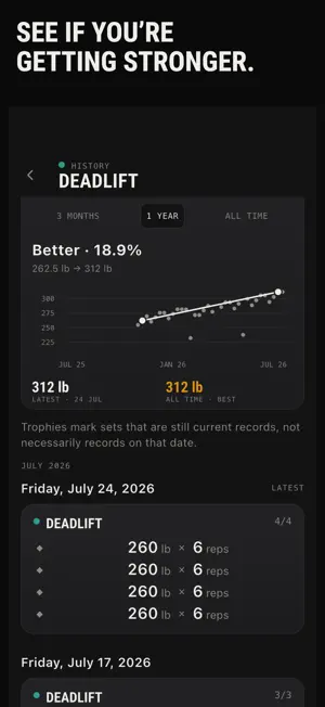 LiftJot: Gym Workout Log screenshot 3