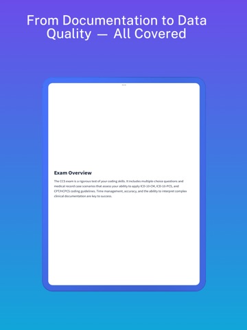 CCS Prep: Coding Specialist iPad screenshot