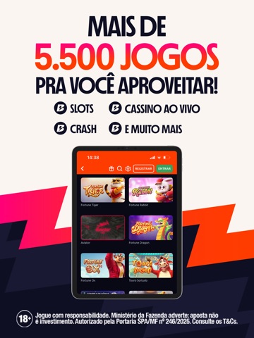 Betano – Apostas e Cassino iPad screenshot 2