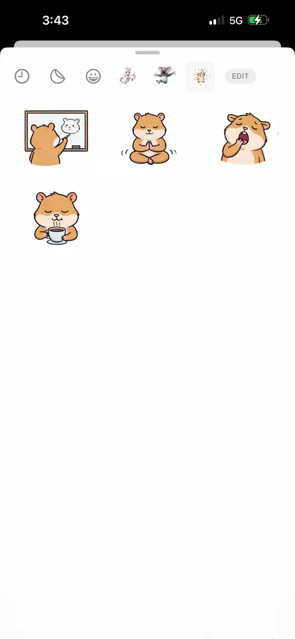 Screenshot #3 pour Gamer Hamster Stickers