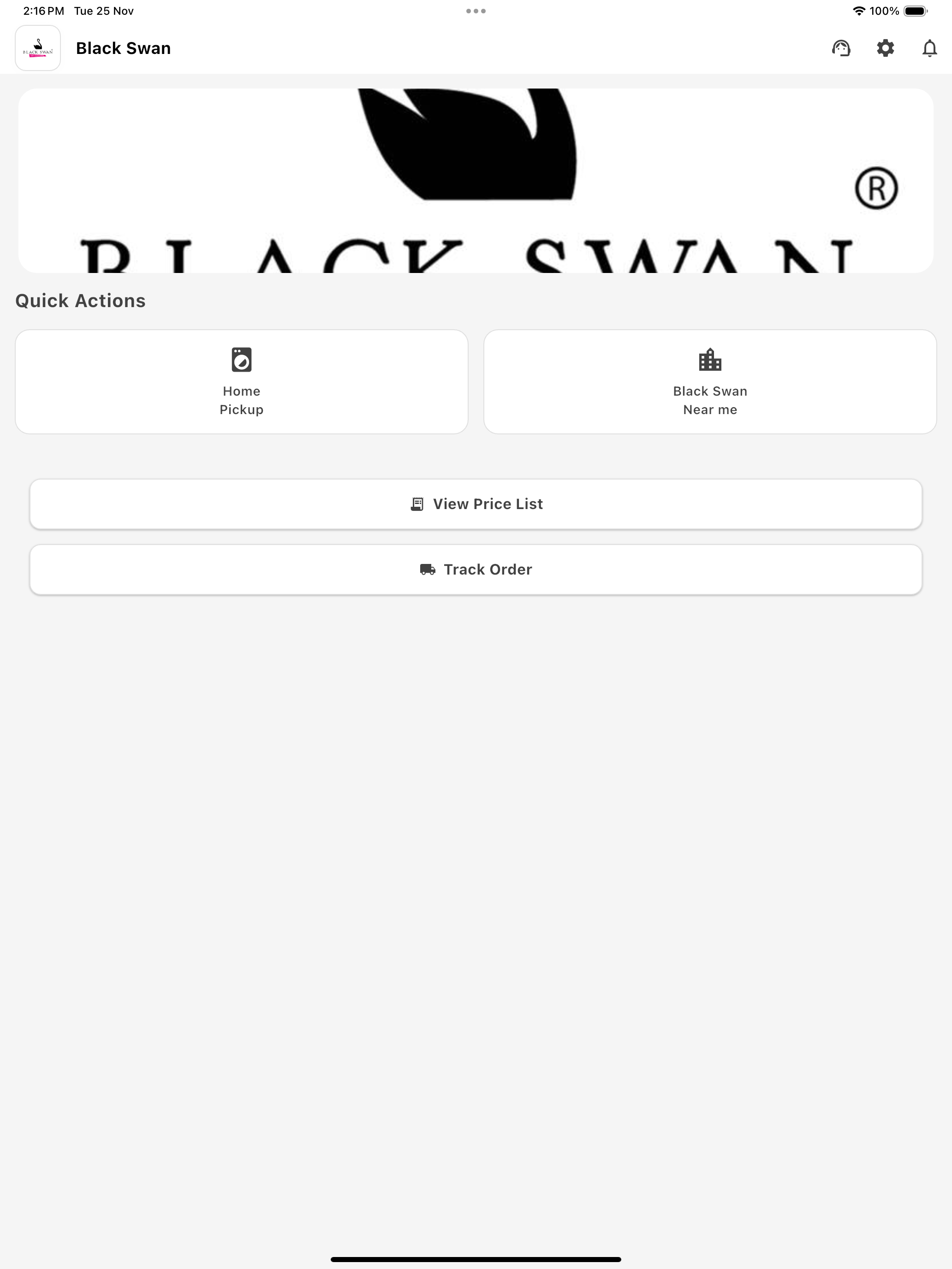Black swan dry cleaners screenshot 7