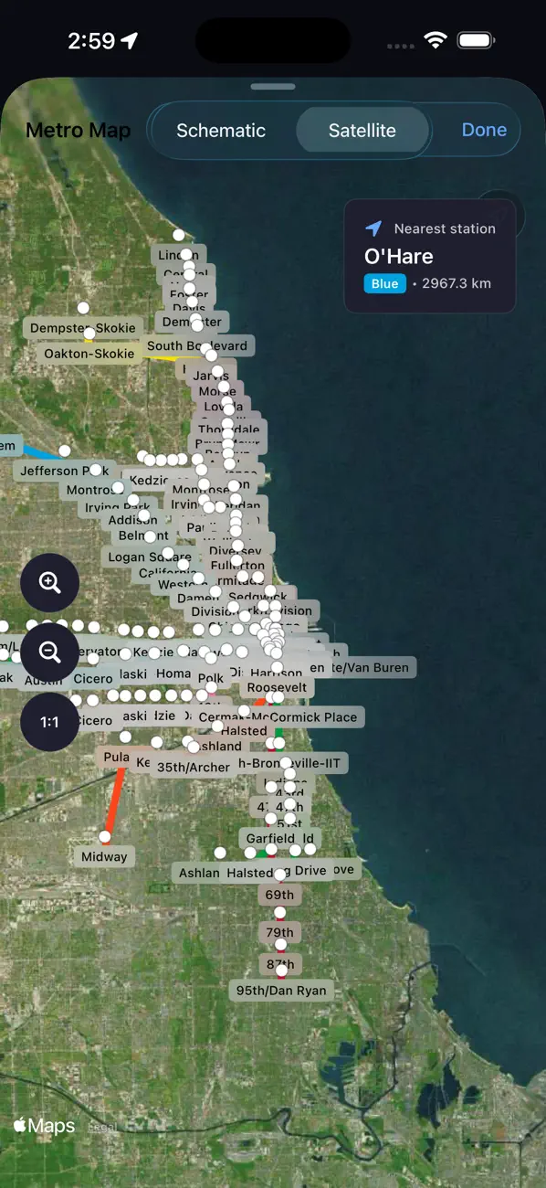 Screenshot #2 pour Metro Chicago Map