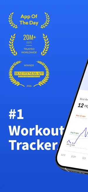 RISE - Workout Tracker Gym Log screenshot 1