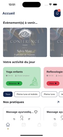 YV - YOGI VIDA Wellness Studio iPhone screenshot