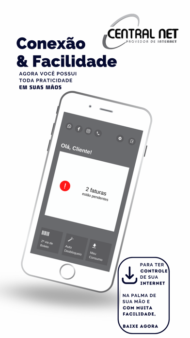 Screenshot #1 pour Central Net - Provedor