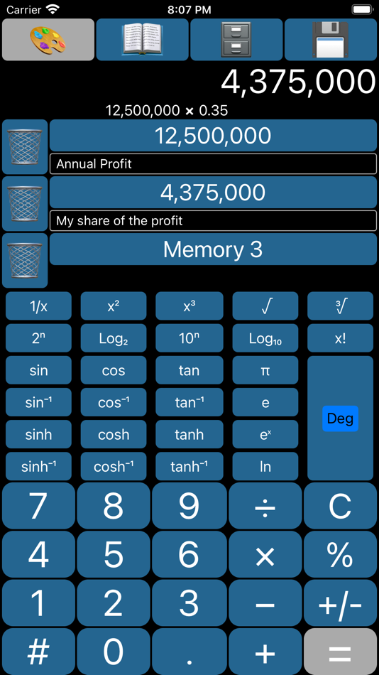 #1. CalcuMem (macOS) 由: Mohamed Asser Reda
