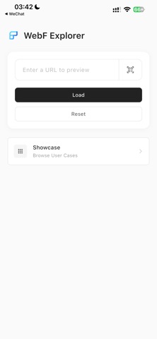 WebF Go screenshot