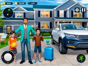 Single Dad Games Happy Family iPad screenshot