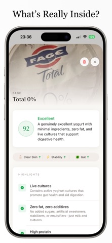 CleanBite: Food & Drink Scan screenshot