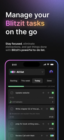 Blitzit App Screenshot 1 of 5