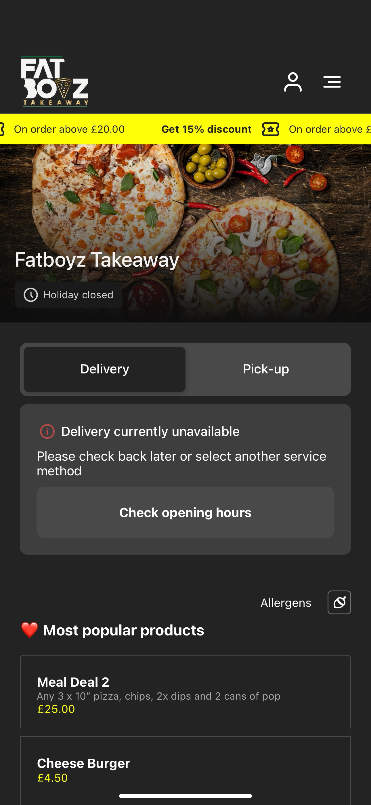 Fatboyz Takeaway screenshot 3