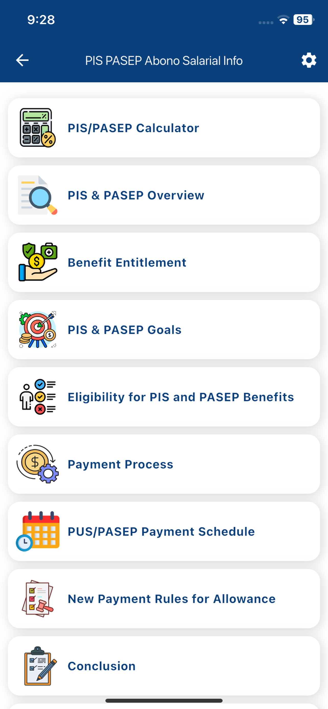 PIS PASEP Abono Salarial Info screenshot 4