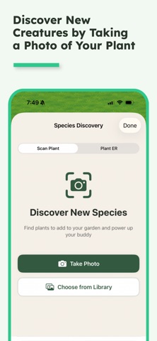 Grow Buddies - Plant Care Game iPhone screenshot