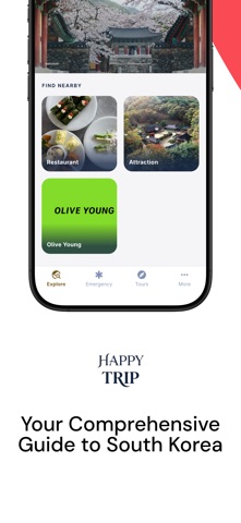 Happy Trip - 首尔探店与韩国自由行必备 screenshot