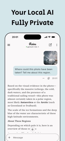 Reins: for Ollama & LM Studio app screenshot