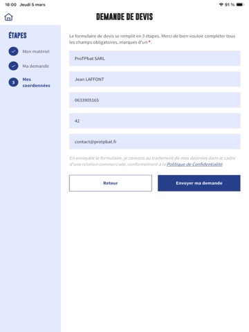 Le Comptoir de La Pièce iPad screenshot