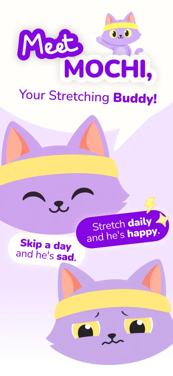 Mochi stretching buddy introduction screenshot
