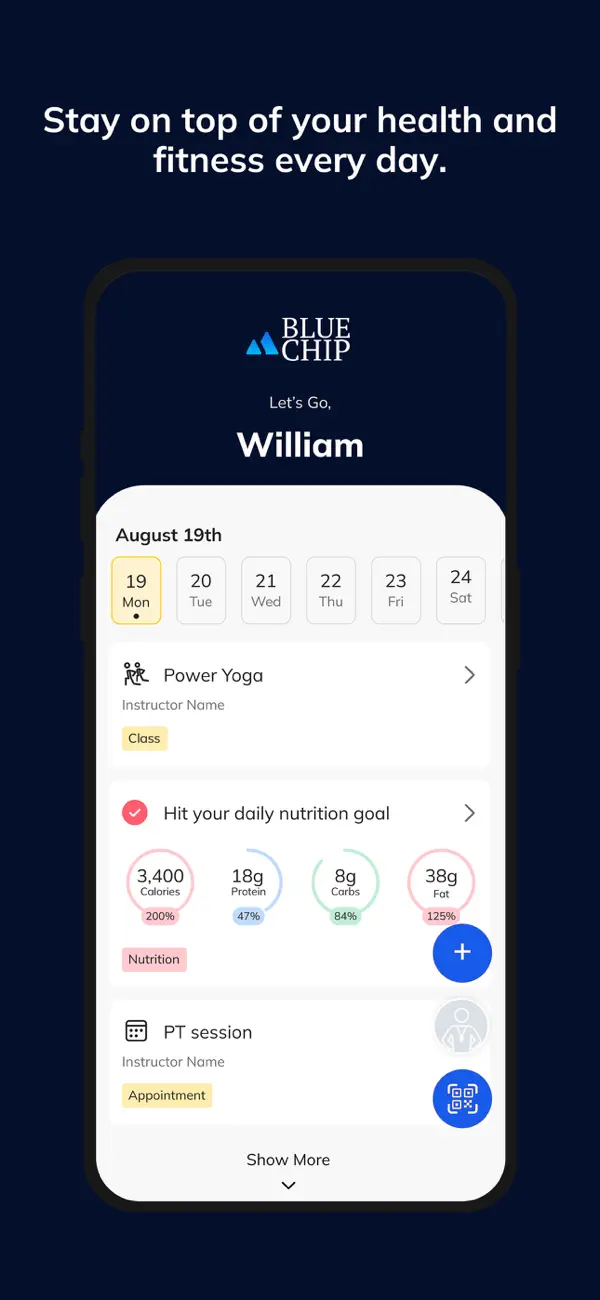 Screenshot #2 pour Blue Chip Athletic Club