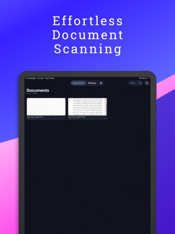 Easy Scan PDF Scanner iPad screenshot