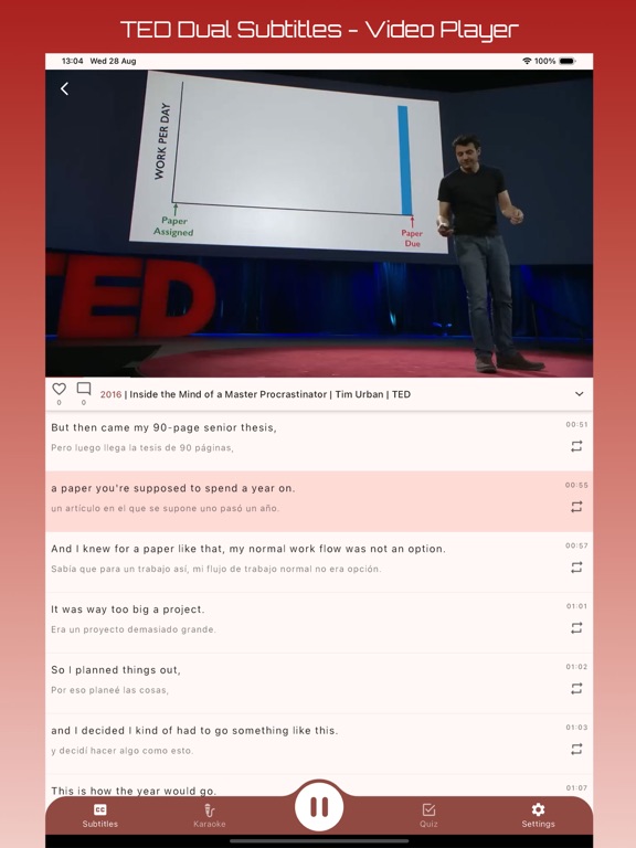 TED Dual Subtitlesのおすすめ画像2