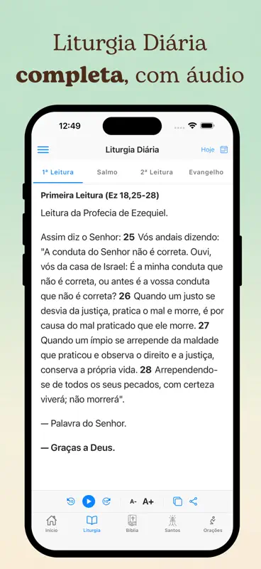 Liturgia Diária: Bíblia, Terço screenshot 4 of 7