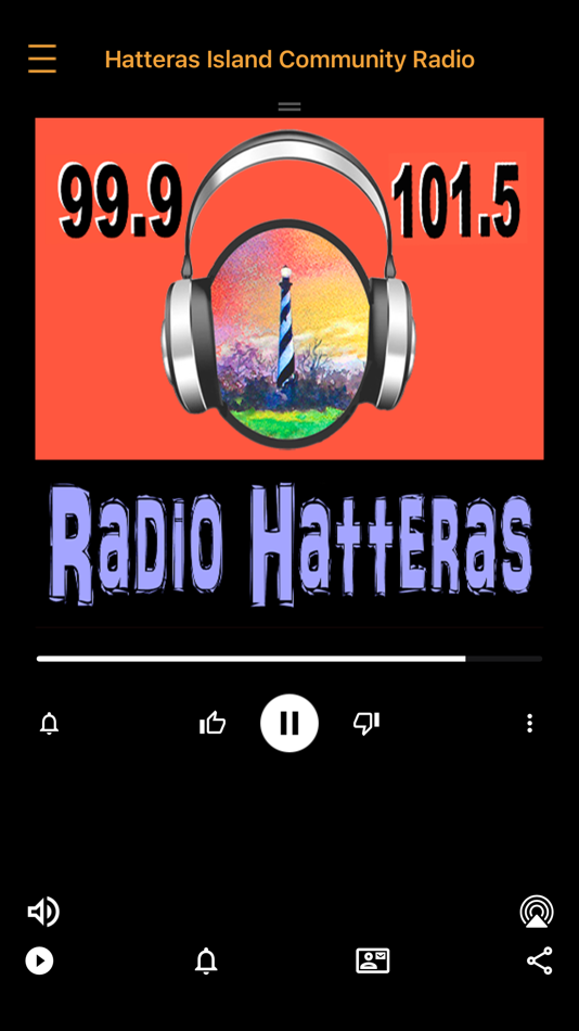 #1. Radio Hatteras Player (iOS) 由: Radio Hatteras, Inc