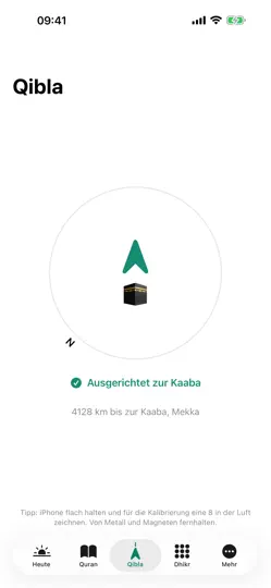 Screenshot von Noor – Quran & Gebetszeiten auf dem iPhone 4