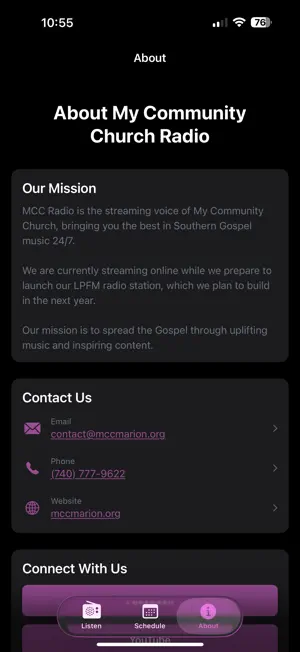 MCC Radio screenshot 3