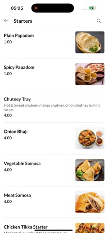 App screenshot