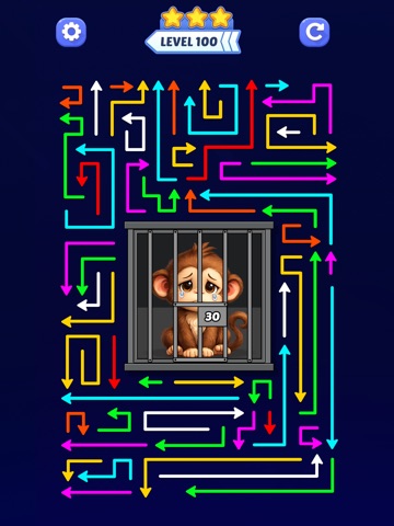 Arrow Sort: Animal Rescue iPad screenshot