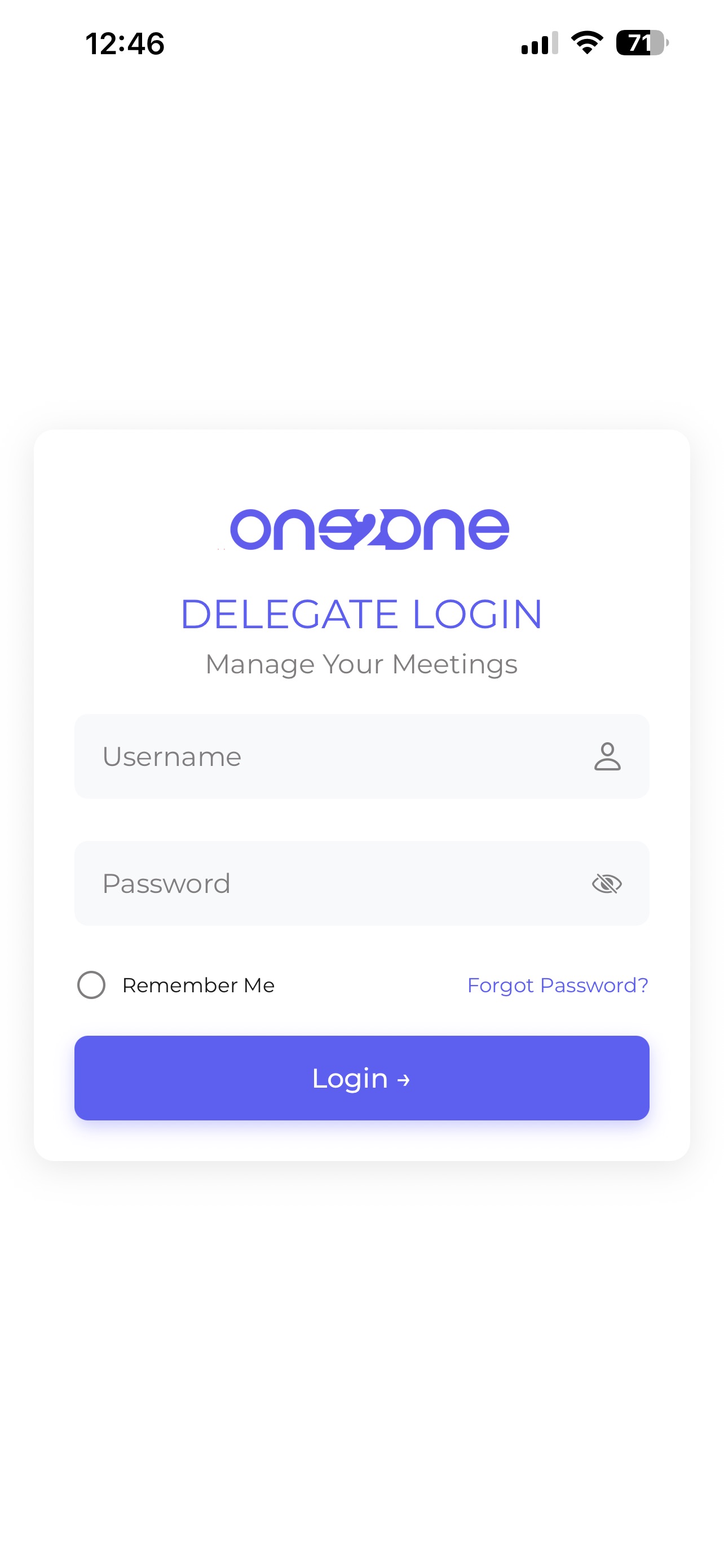 Screenshot 1 of One2One Meet