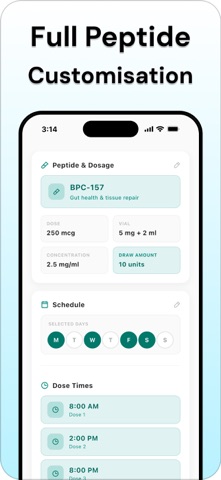 Peptide Tracker - PepSync Screenshot 8 of 8