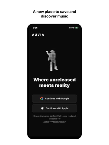Auvia iPad screenshot