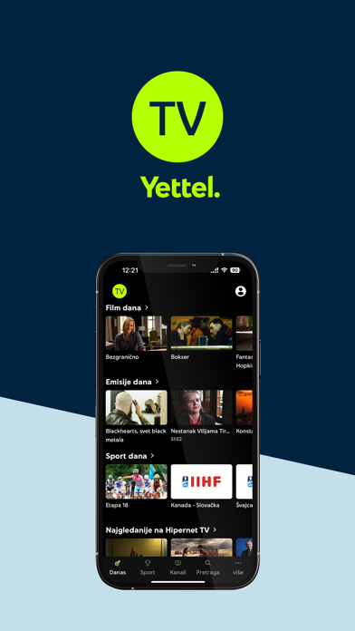 Yettel TV Screenshot