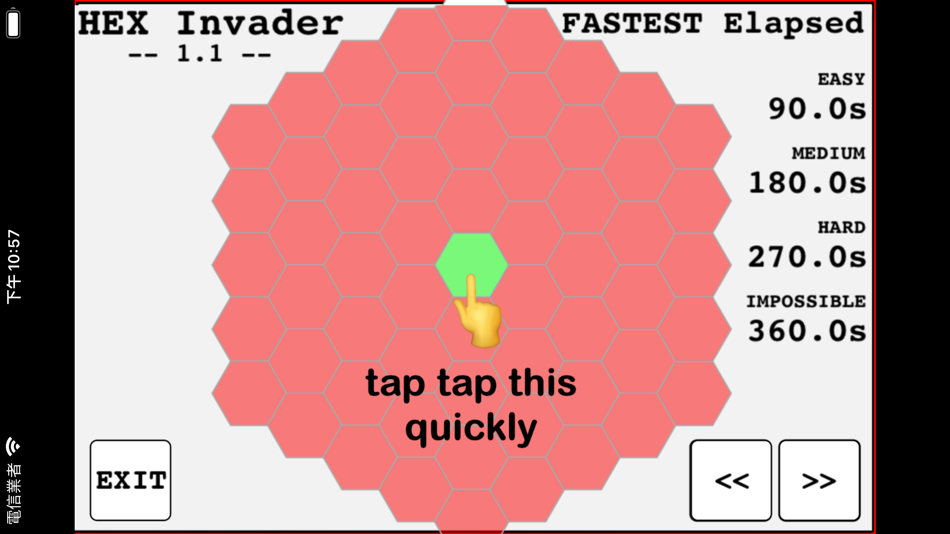 #9. Hexagon Invader (iOS) 由: CHIEN-HUNG CHEN
