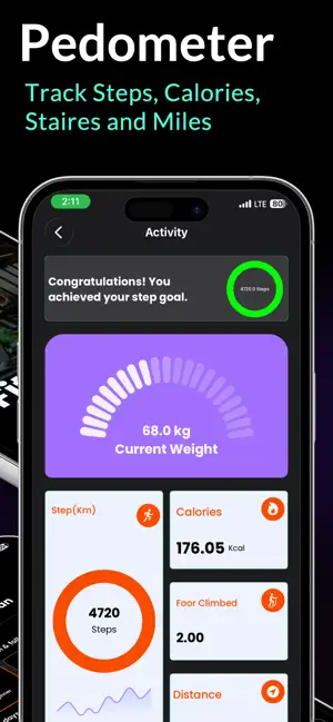 MiFit AI:Calorie Counter, step screenshot 3