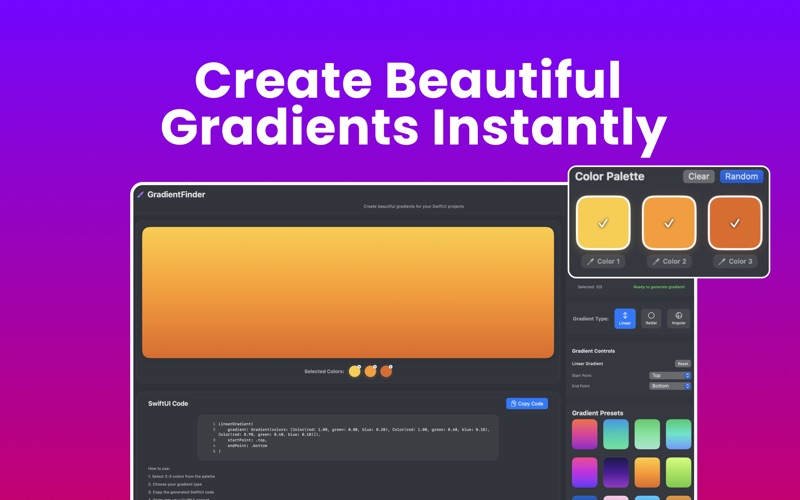 GradientFinder: Color Designer screenshot