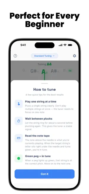 Tune Ukulele App screenshot 4