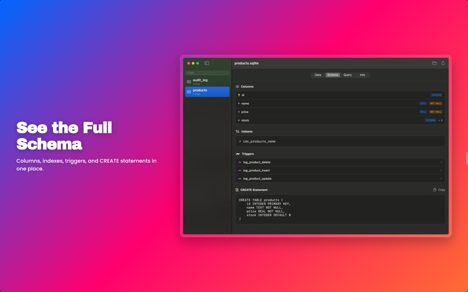 #5. Strix SQLite Editor (macOS) 来自: Robert Laabs