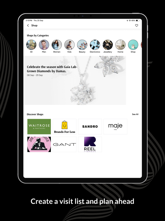 Dubai Marina Mall iPad screenshot 4 - Shopping app