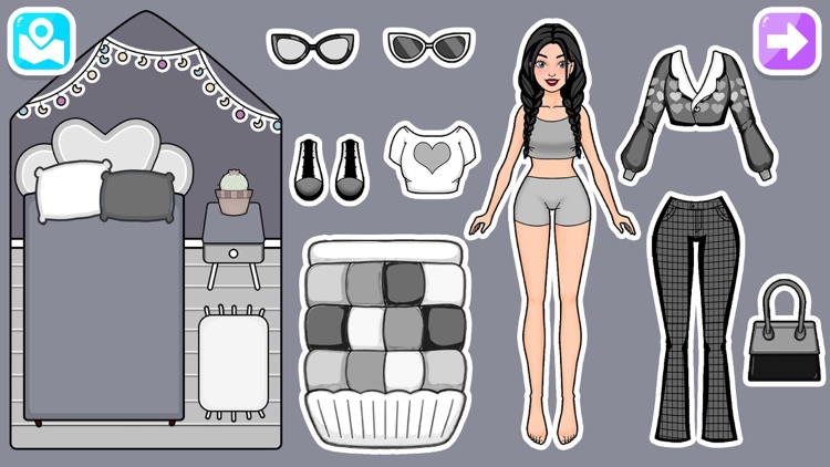 Paper Doll Dress Up DIY Games.
